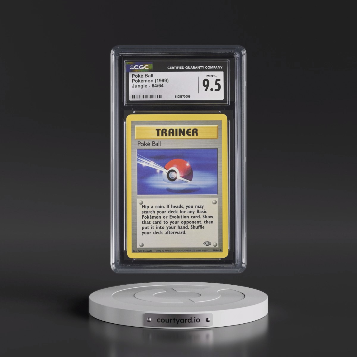 1999 Jungle #64/64 Poké Ball (CGC 9.5 MINT+)