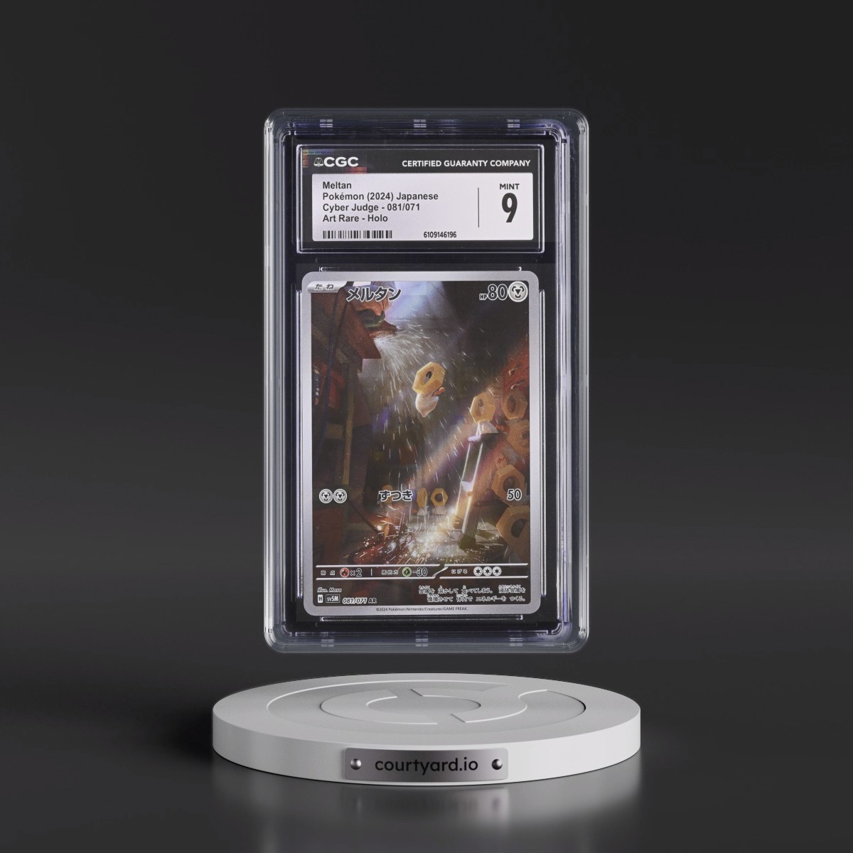 2024 Cyber Judge #081/071 Meltan - Art Rare Holo (CGC 9 MINT)