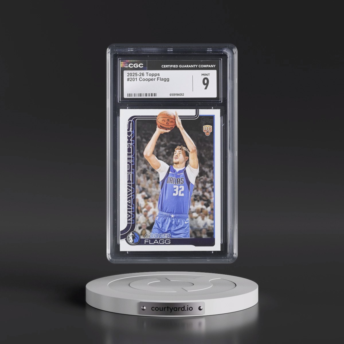 2025 Topps #201 Cooper Flagg (CGC 9 MINT)