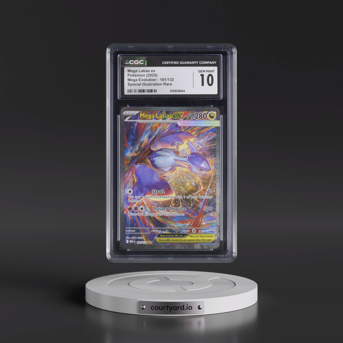 2025 Mega Evolution - MEG EN #181/132 Mega Latias ex - Special Illustration Rare (Holo) (CGC 10 GEM MINT)