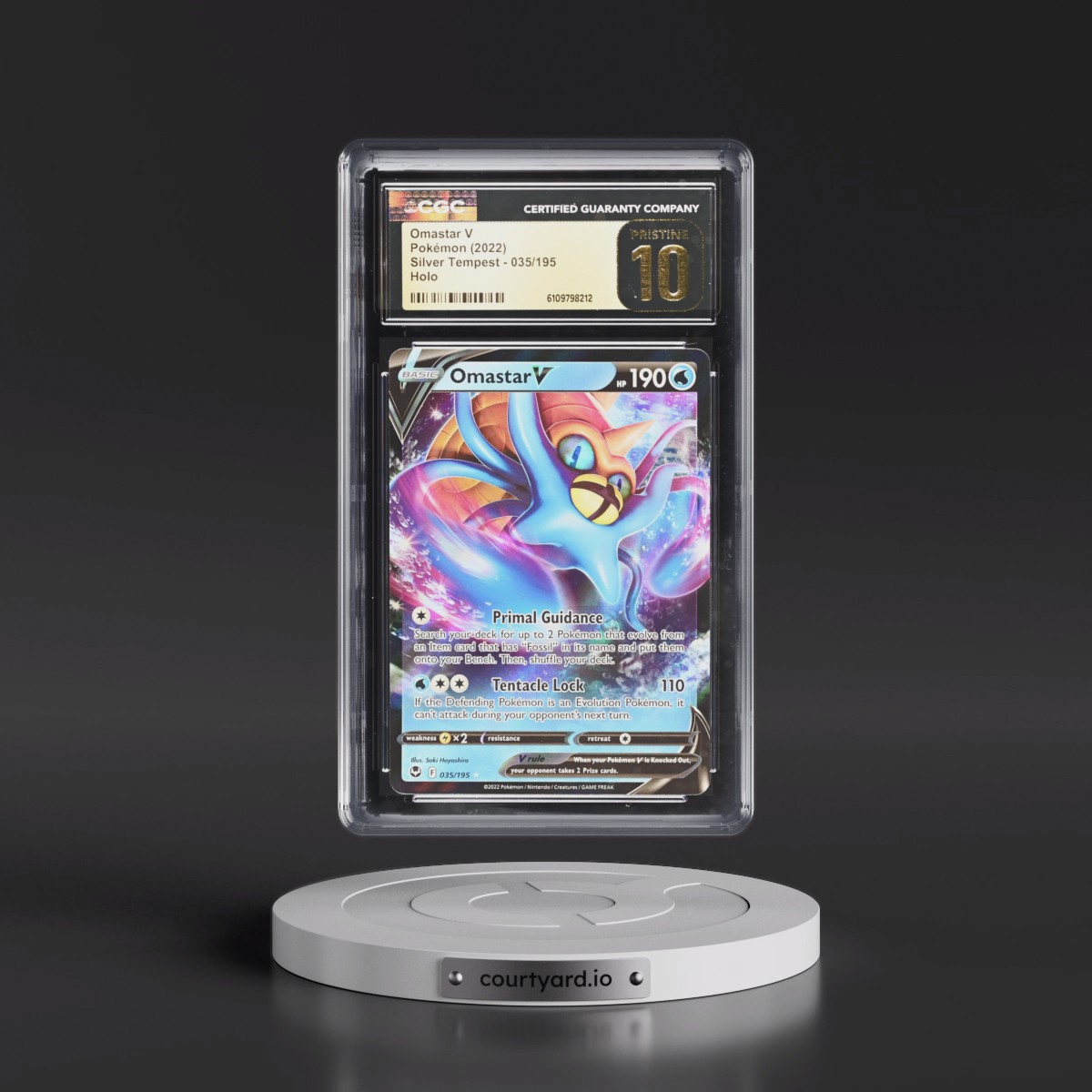 2022 Silver Tempest Omastar V - Holo #035/195 CGC 10
