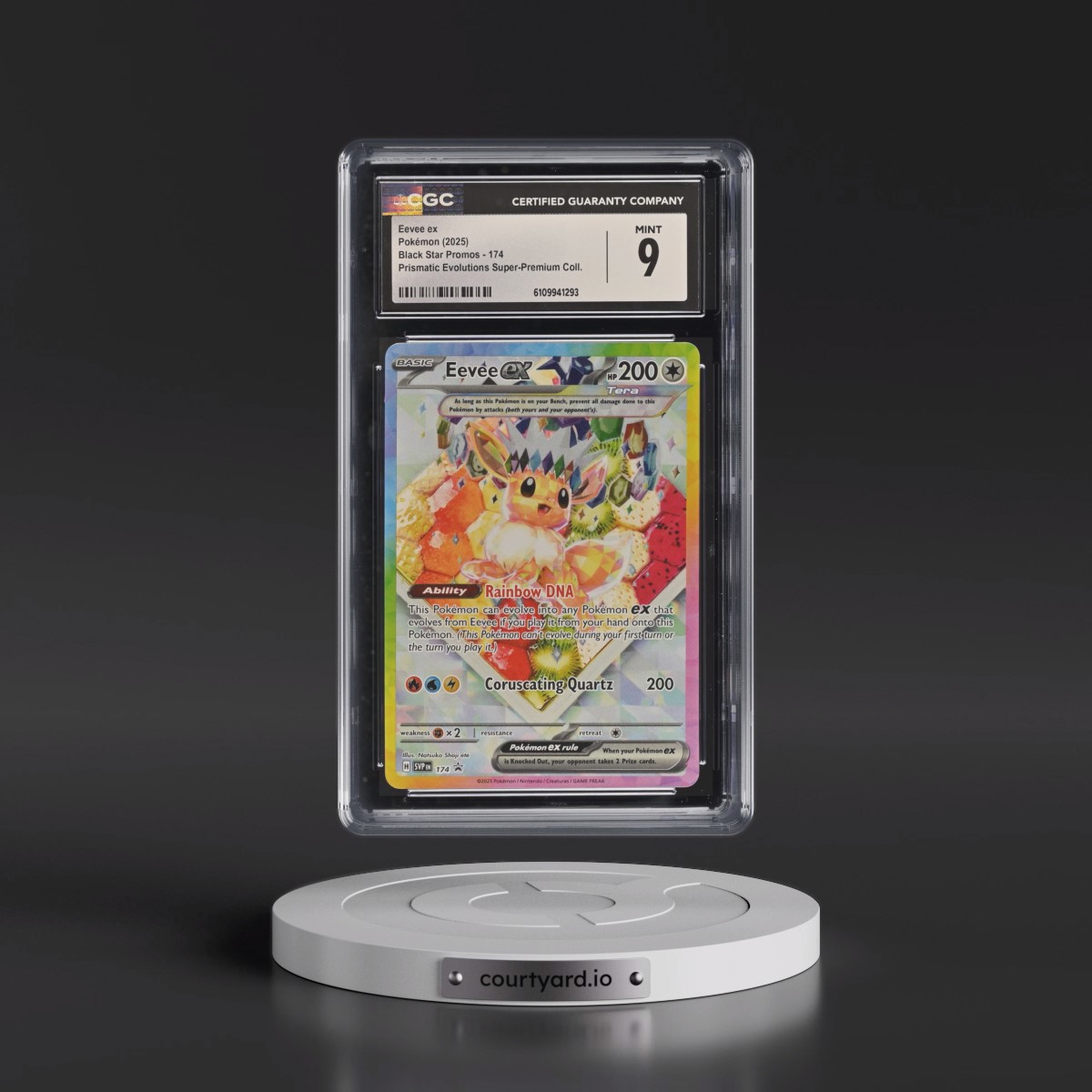 2023 Black Star Promos - Scarlet & Violet SVP EN #174 Eevee ex - Prismatic Evolutions Super-Premium Collection (Holo) (CGC 9 MINT)