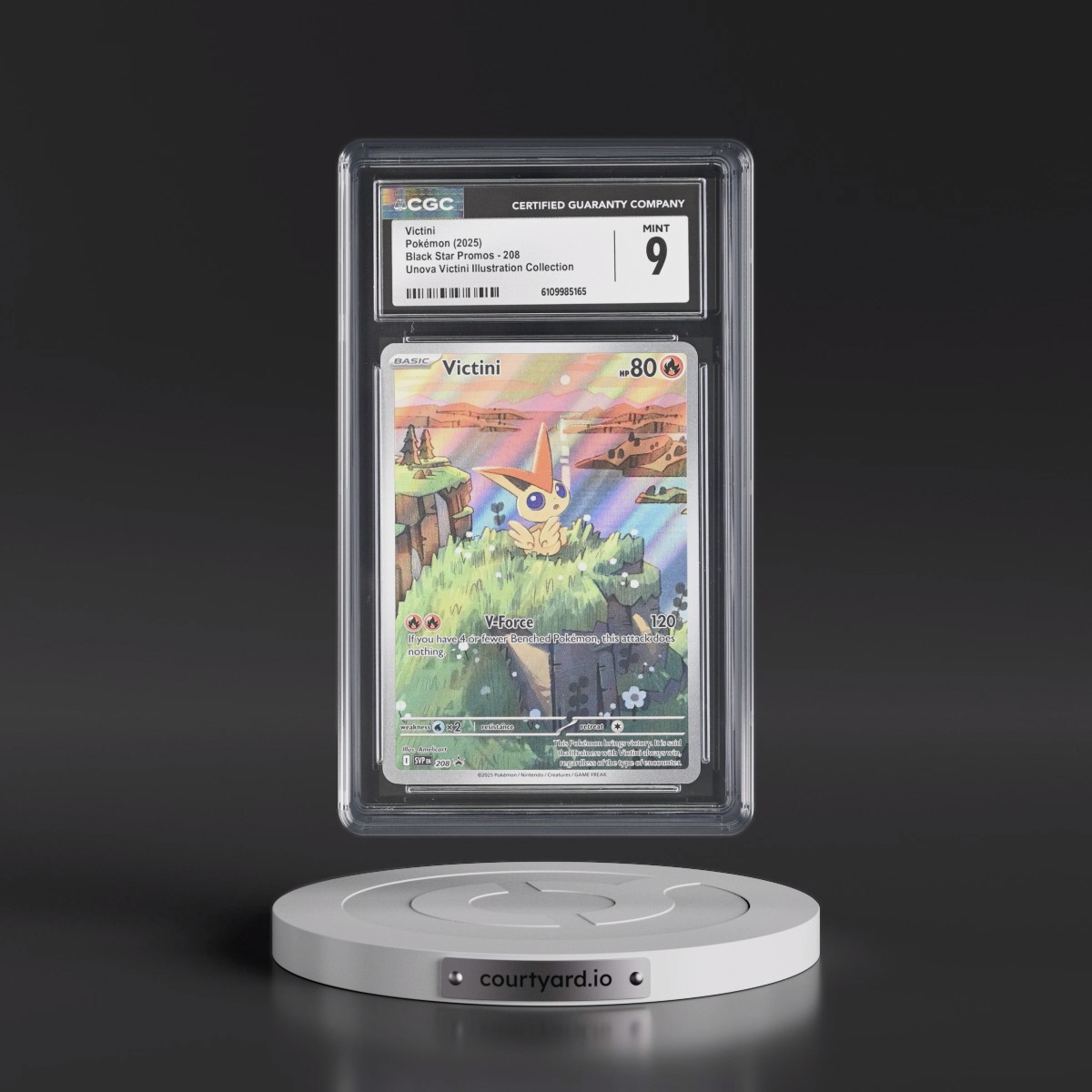 2023 Black Star Promos - Scarlet & Violet SVP EN #208 Victini - Unova Victini Illustration Collection (Holo) (CGC 9 MINT)