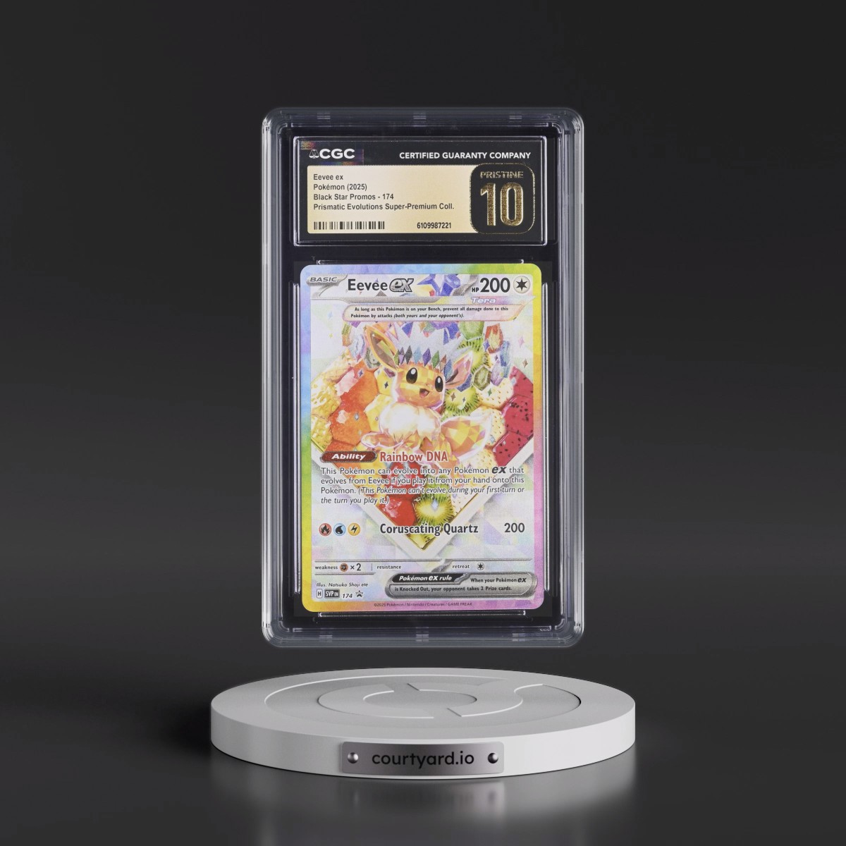 2023 Black Star Promos - Scarlet & Violet SVP EN #174 Eevee ex - Prismatic Evolutions Super-Premium Collection (Holo) (CGC 10 PRISTINE)