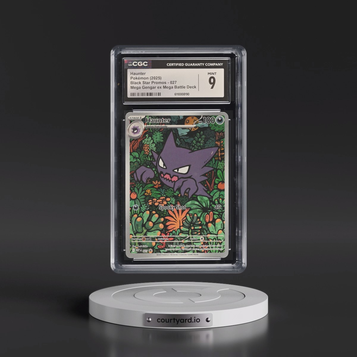 2025 Black Star Promos - Mega Evolution MEP EN #027 Haunter - Mega Gengar ex Mega Battle Deck (Holo) (CGC 9 MINT)