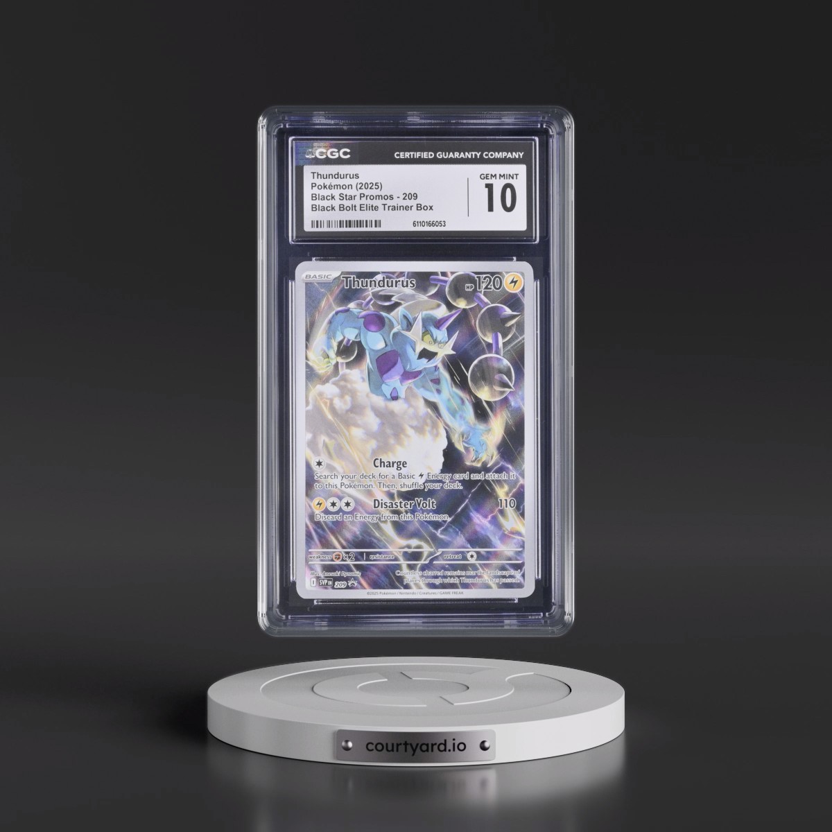 2023 Black Star Promos - Scarlet & Violet SVP EN #209 Thundurus - Black Bolt Elite Trainer Box (Holo) (CGC 10 GEM MINT)