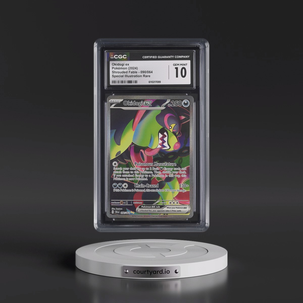 2023 Shrouded Fable - SFA EN Okidogi ex - Special Illustration Rare (Holo) #090/064 CGC 10