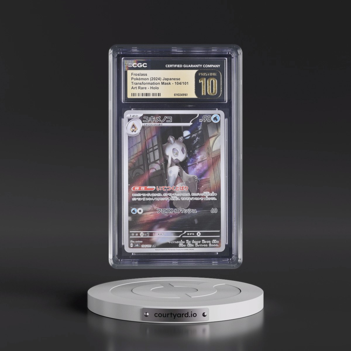 2024 Transformation Mask #104/101 Froslass - Art Rare Holo (CGC 10 PRISTINE)