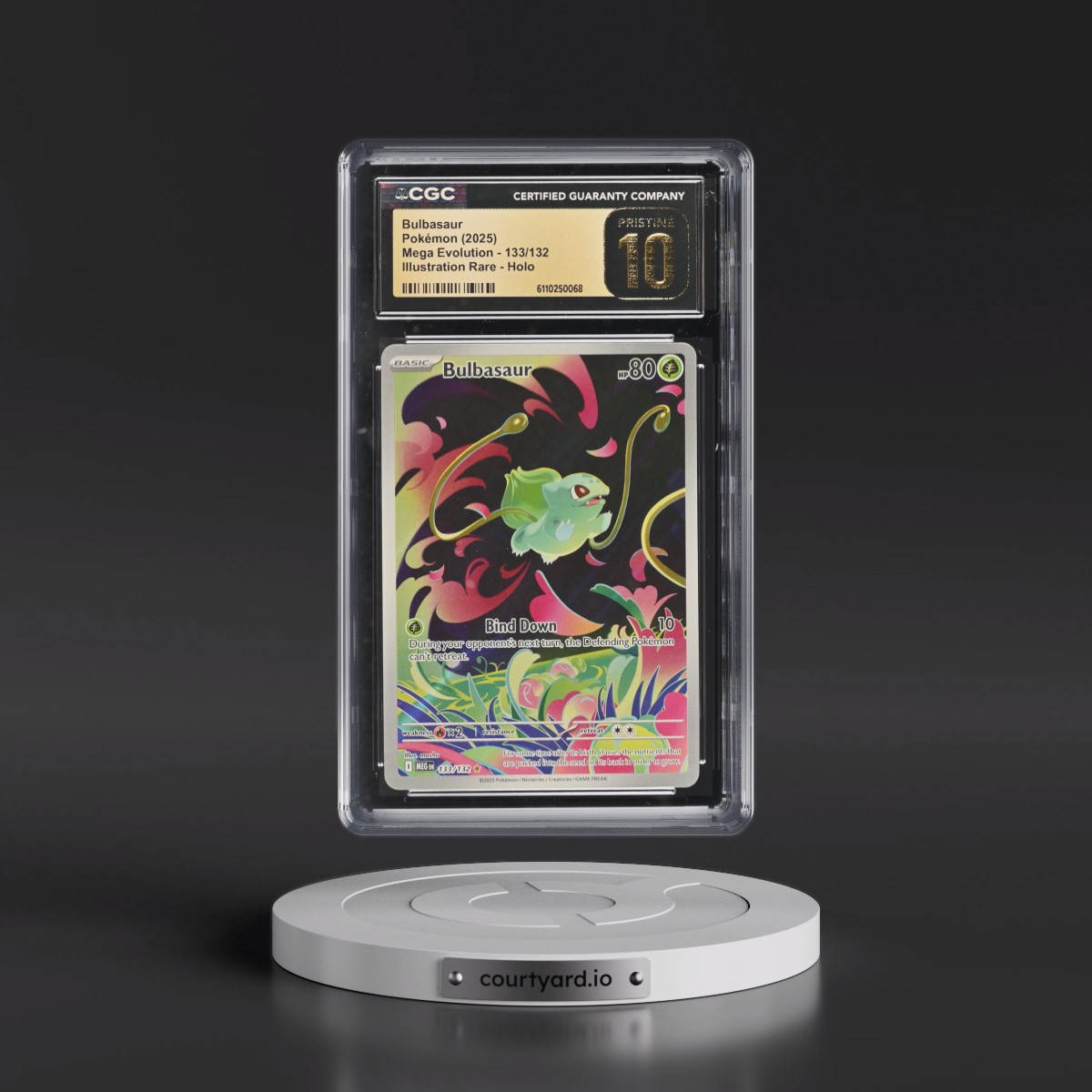2025 Mega Evolution - MEG EN #133/132 Bulbasaur - Illustration Rare Holo (CGC 10 PRISTINE)