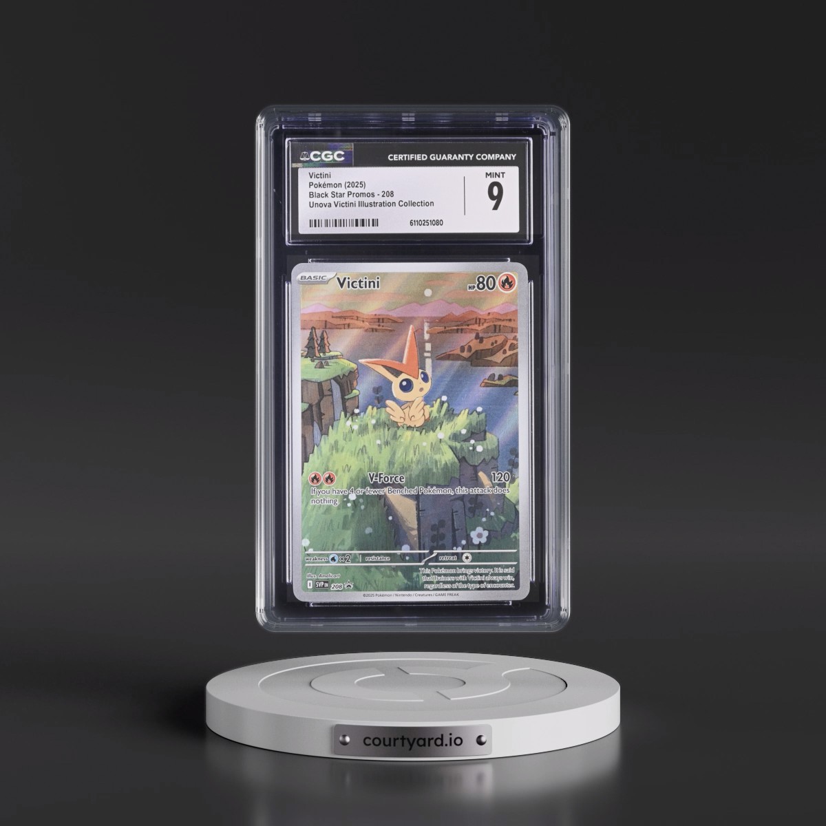 2023 Black Star Promos - Scarlet & Violet SVP EN #208 Victini - Unova Victini Illustration Collection (Holo) (CGC 9 MINT)