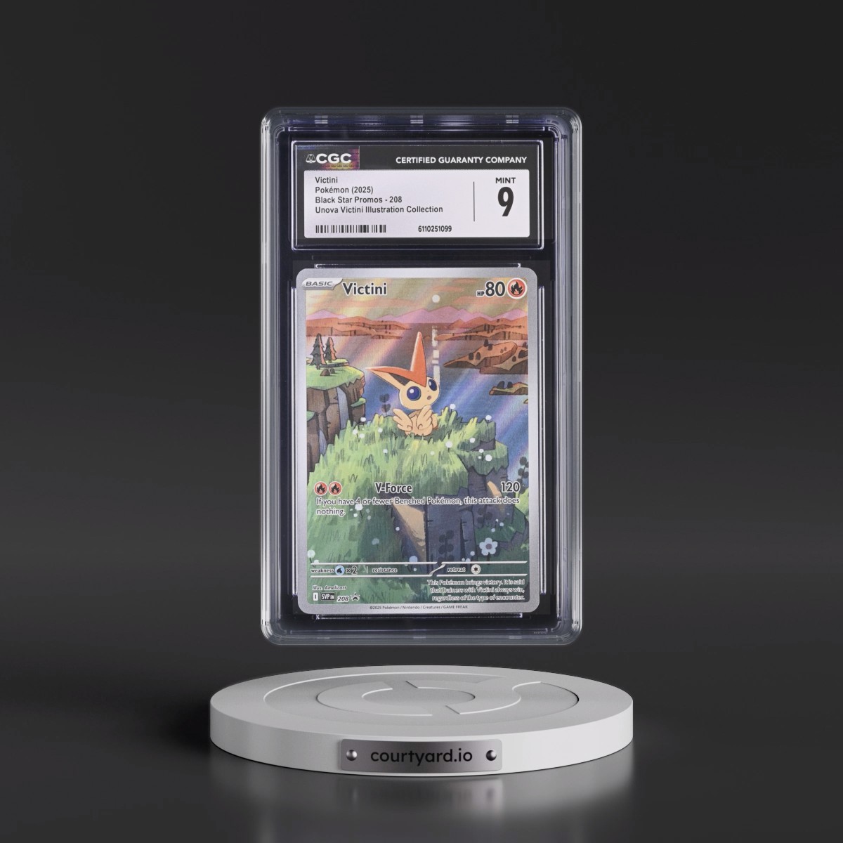 2023 Black Star Promos - Scarlet & Violet SVP EN #208 Victini - Unova Victini Illustration Collection (Holo) (CGC 9 MINT)