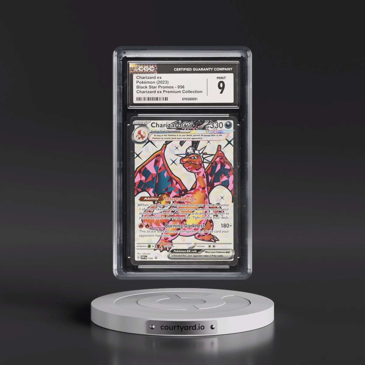 2023 Black Star Promos - Scarlet & Violet SVP EN #056 Charizard ex - Charizard ex Premium Collection (Holo) (CGC 9 MINT)