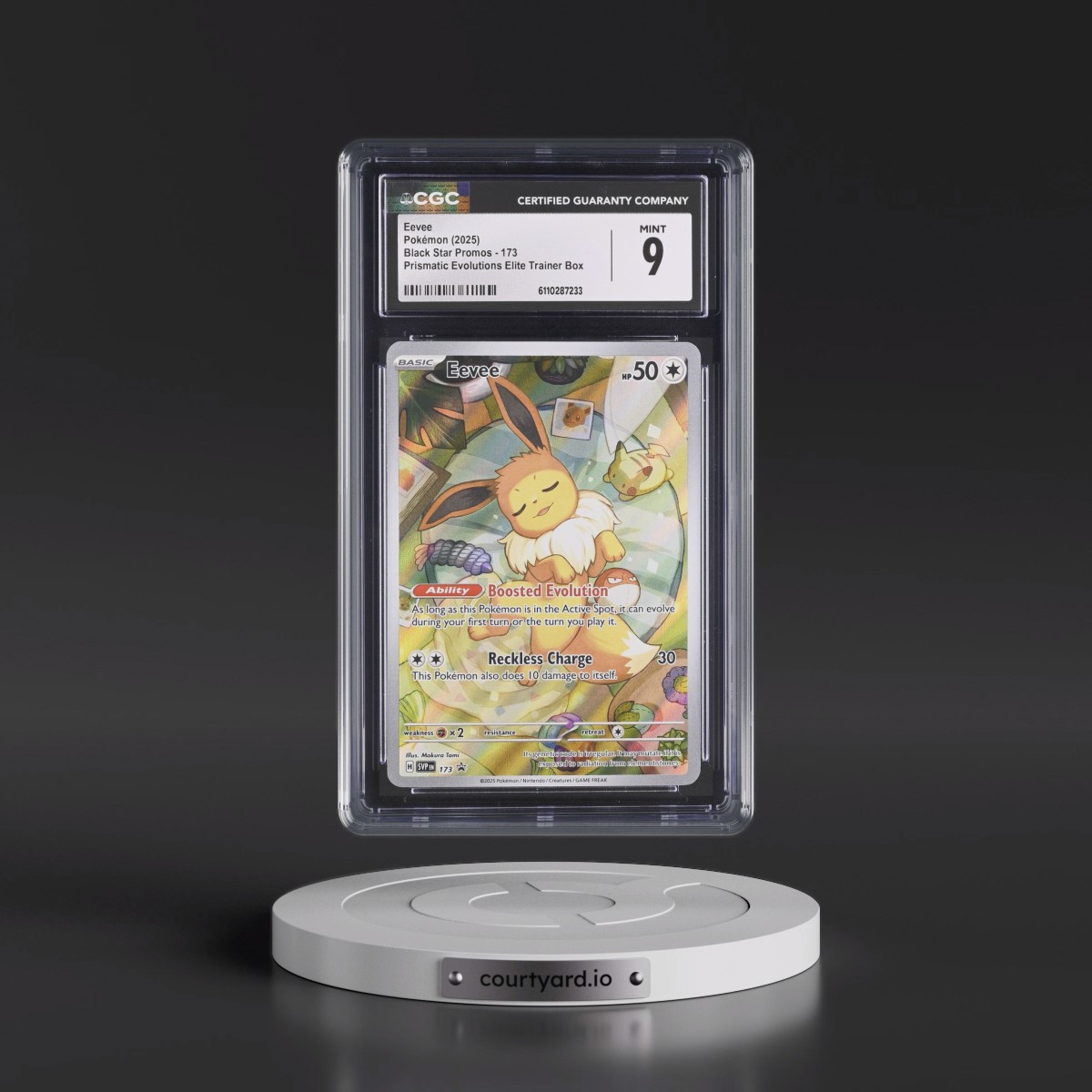 2023 Black Star Promos - Scarlet & Violet SVP EN #173 Eevee - Prismatic Evolutions Elite Trainer Box (Holo) (CGC 9 MINT)