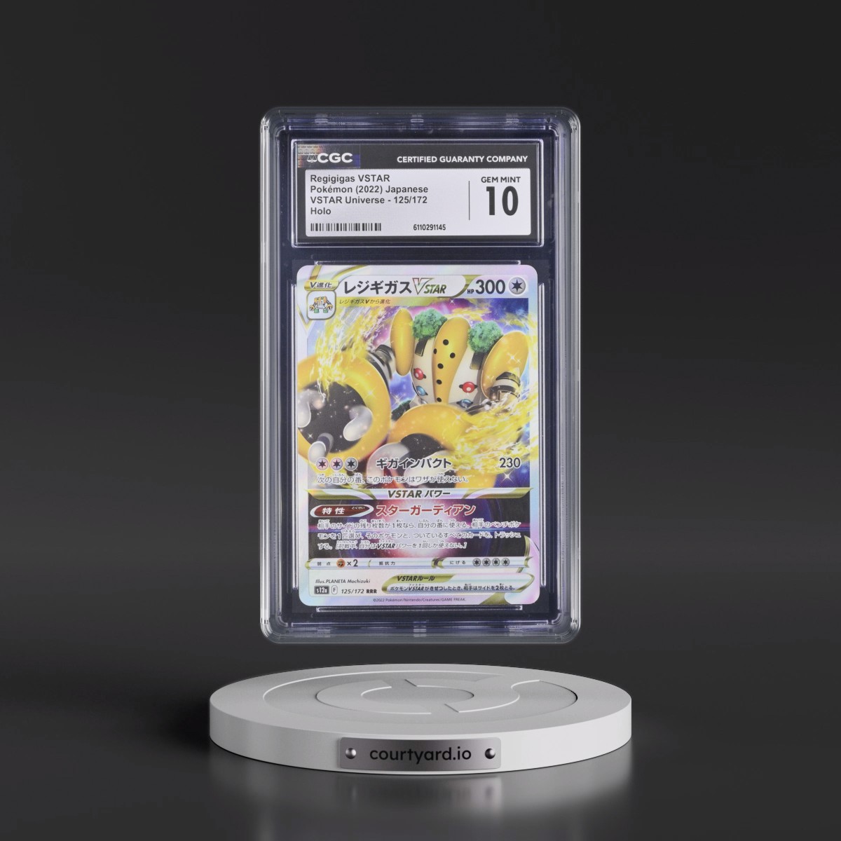 2022 VSTAR Universe #125/172 Regigigas VSTAR - Holo (CGC 10 GEM MINT)