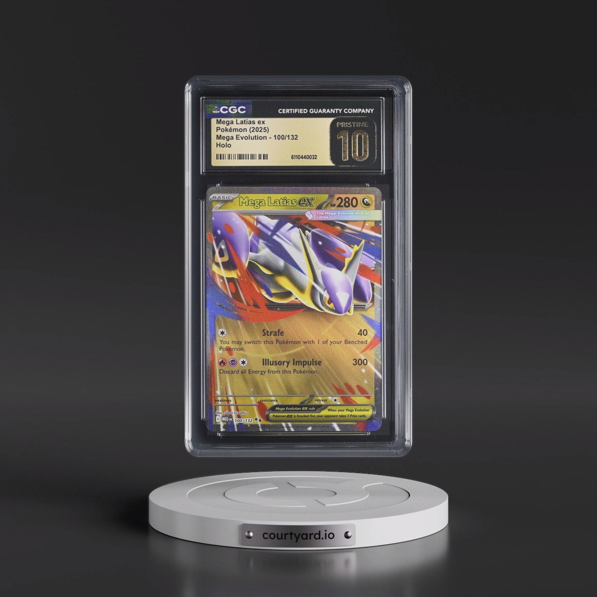 2025 Mega Evolution - MEG EN #100/132 Mega Latias ex - Holo (CGC 10 PRISTINE)