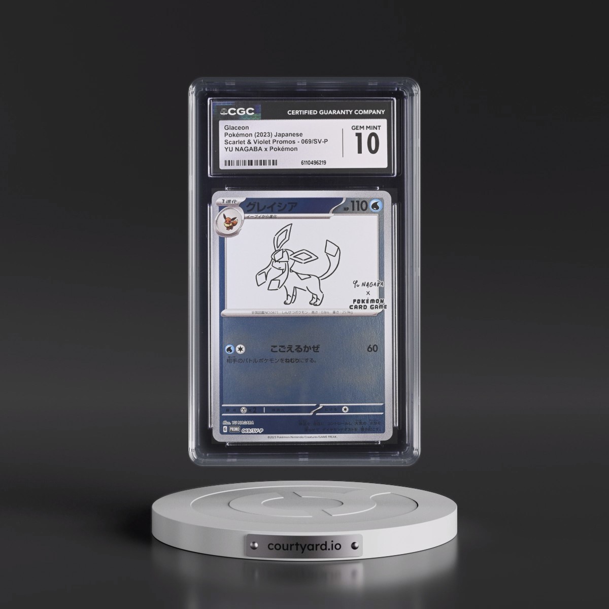 2022 Scarlet & Violet Promos #069/SV-P Glaceon - Reverse Holo YU NAGABA x Pokémon () (CGC 10 GEM MINT)