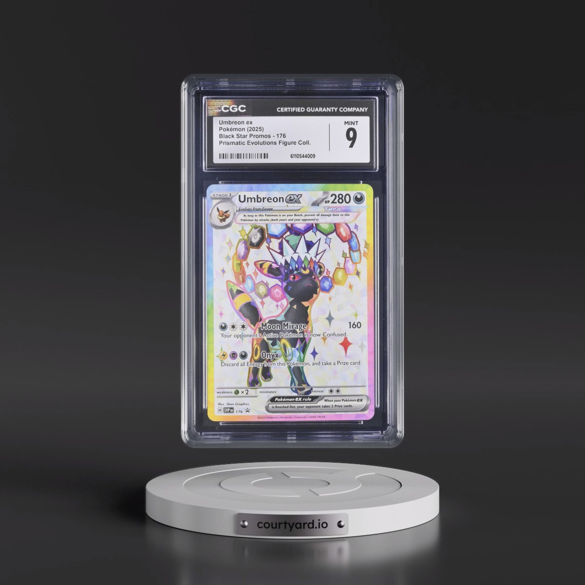 2023 Black Star Promos - Scarlet & Violet SVP EN #176 Umbreon ex - Prismatic Evolutions Premium Figure Collection (Holo) (CGC 9 MINT)