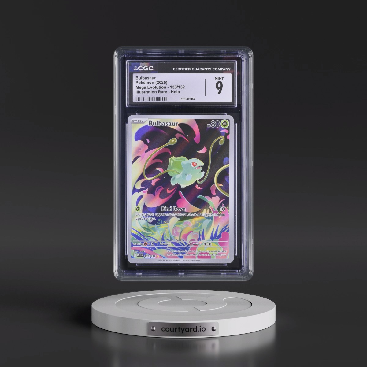 2025 Mega Evolution - MEG EN #133/132 Bulbasaur - Illustration Rare Holo (CGC 9 MINT)
