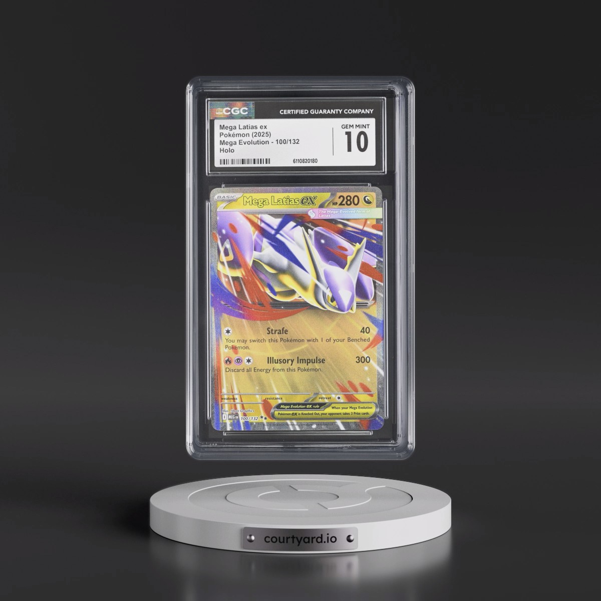 2025 Mega Evolution - MEG EN #100/132 Mega Latias ex - Holo (CGC 10 GEM MINT)
