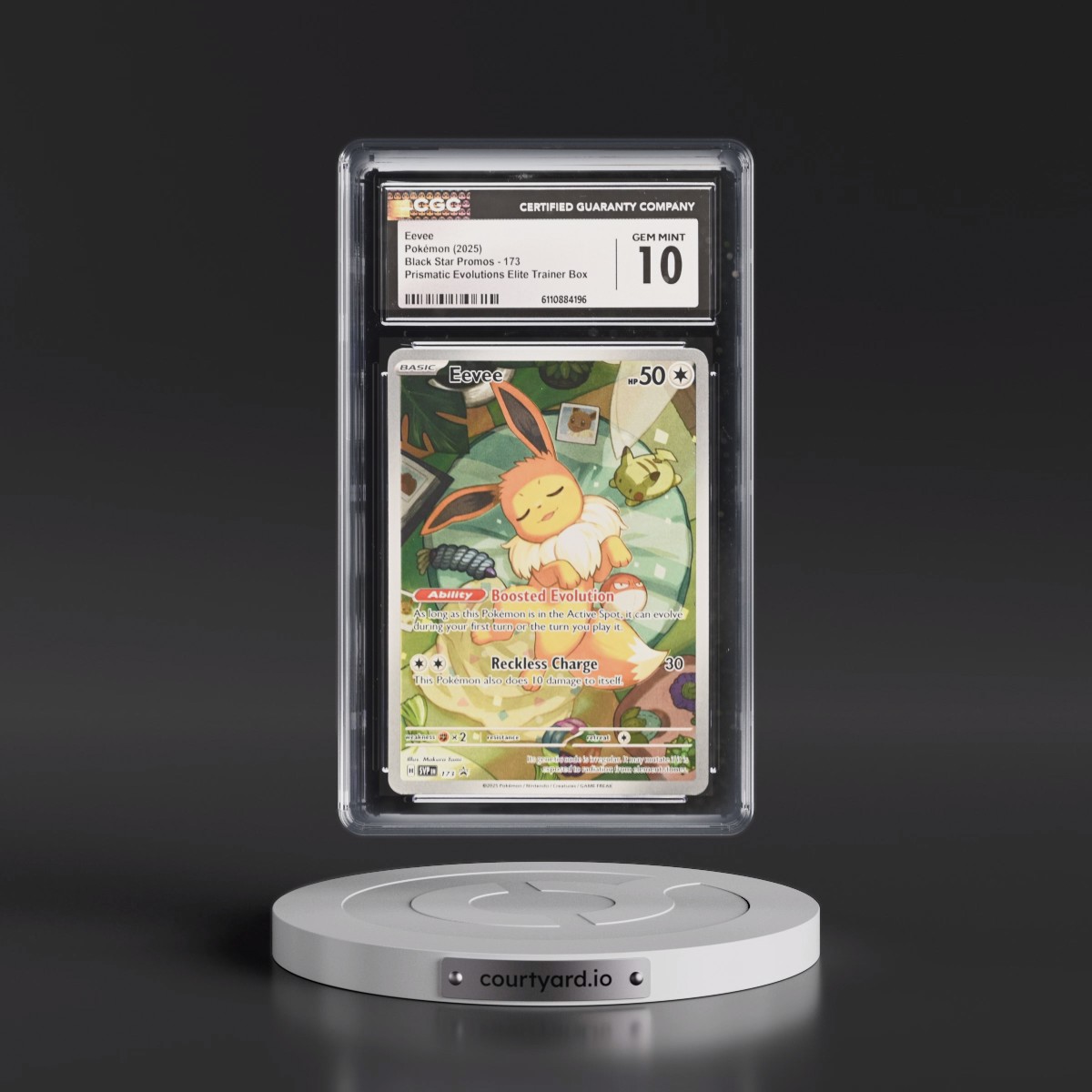 2023 Black Star Promos - Scarlet & Violet SVP EN #173 Eevee - Prismatic Evolutions Elite Trainer Box (Holo) (CGC 10 GEM MINT)