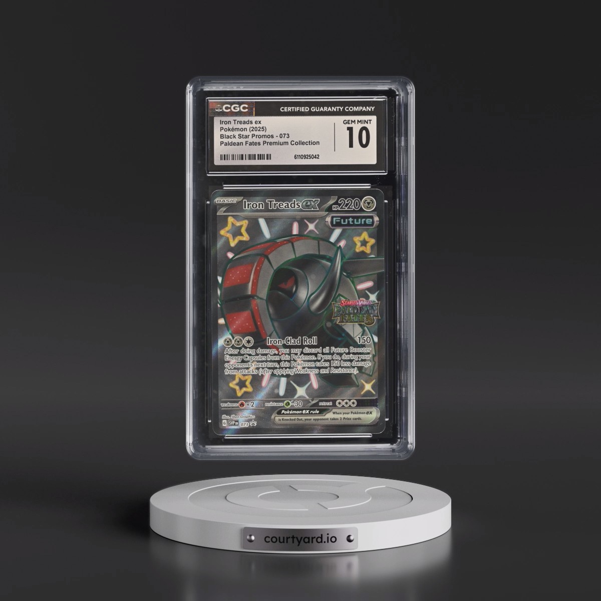 2023 Black Star Promos - Scarlet & Violet SVP EN #073 Iron Treads ex - Paldean Fates Premium Collection (Holo) (CGC 10 GEM MINT)