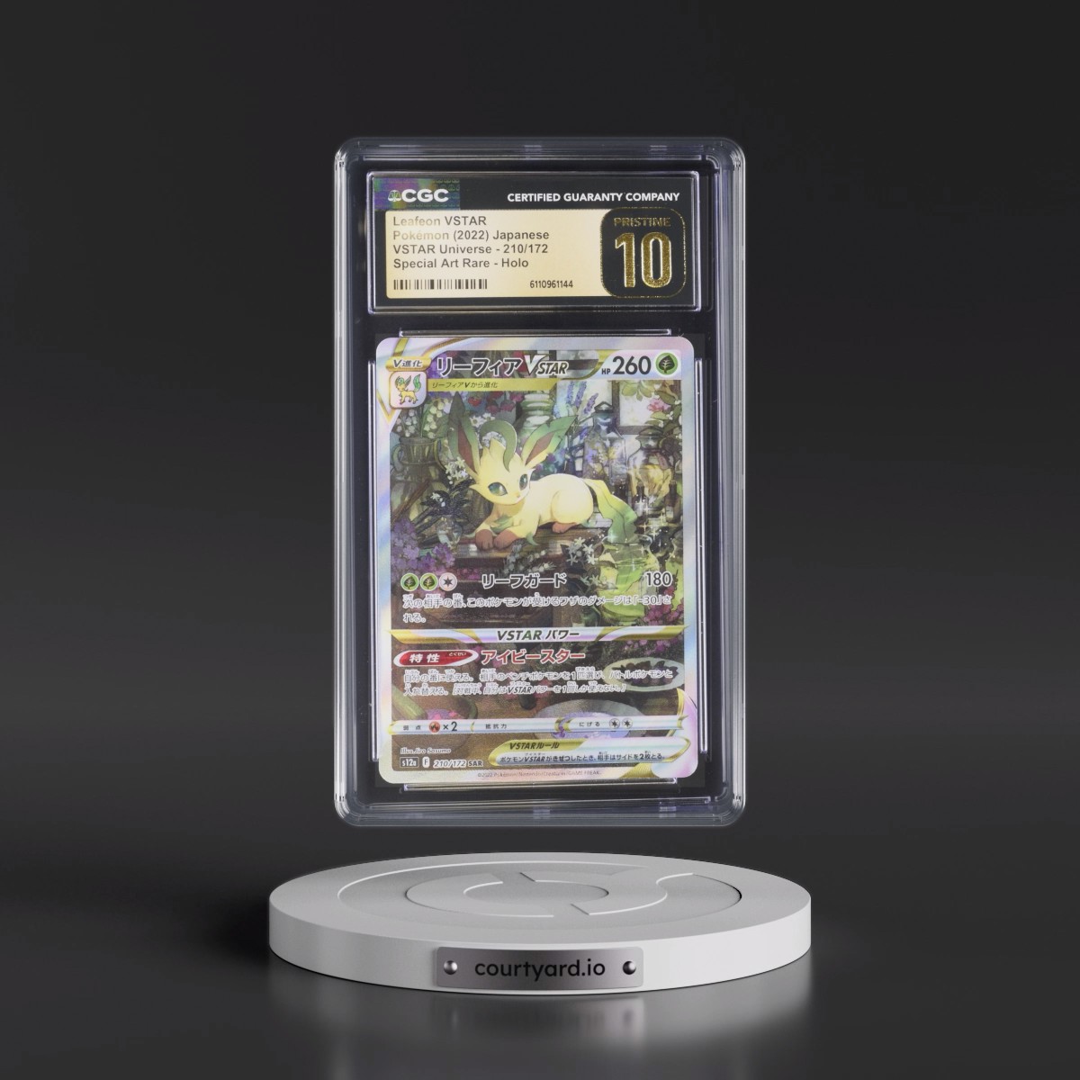 2022 VSTAR Universe #210/172 Leafeon VSTAR - Special Art Rare Holo (CGC 10 PRISTINE)