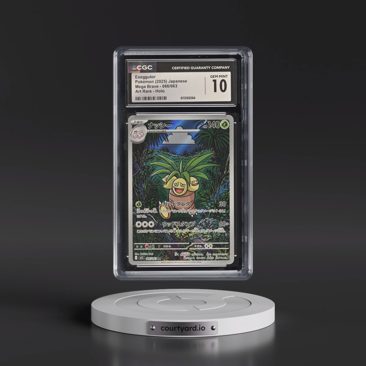 2025 Mega Brave - M1L #066/063 Exeggutor - Art Rare Holo (CGC 10 GEM MINT)