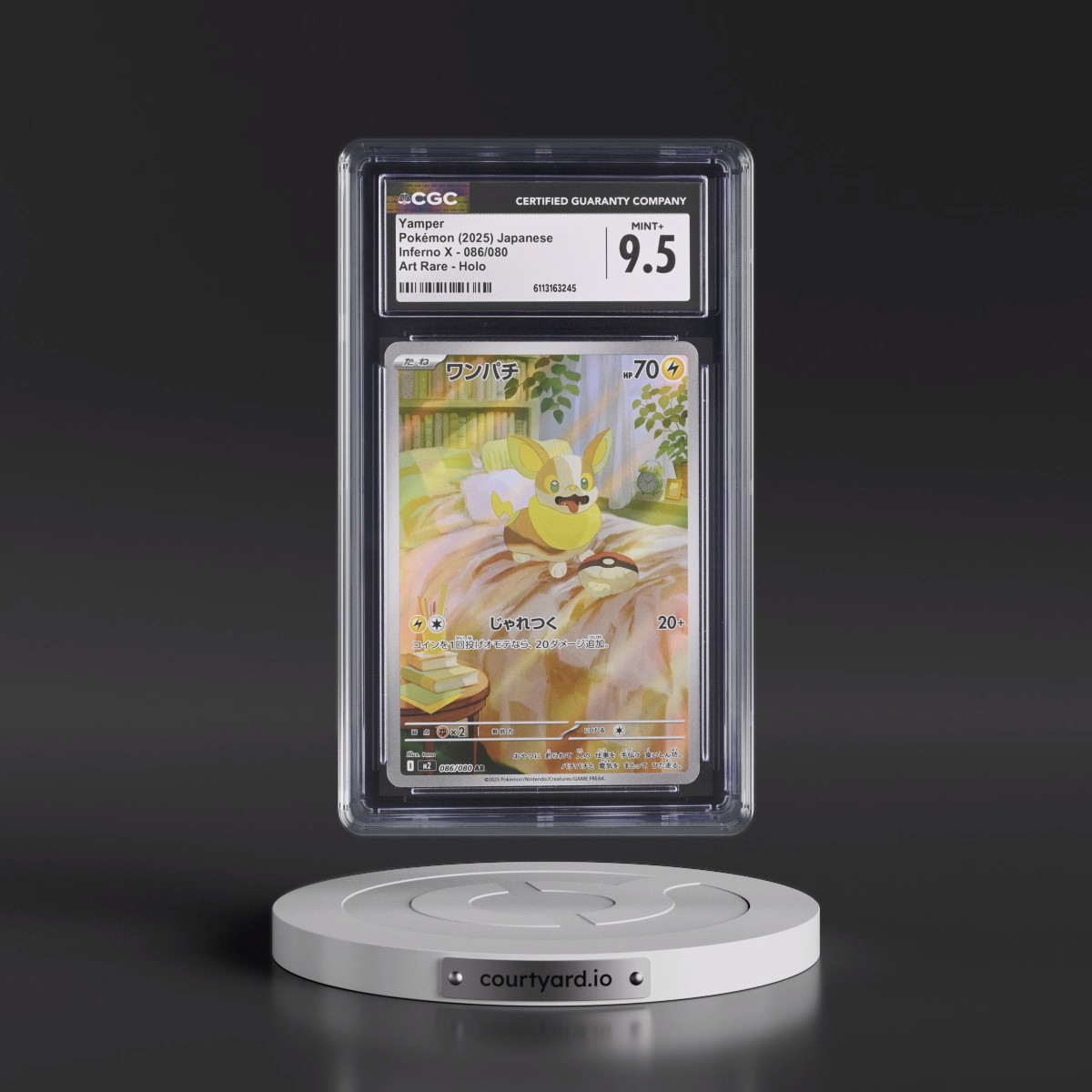 2025 Inferno X - M2 #086/080 Yamper - Art Rare Holo (CGC 9.5 MINT+)