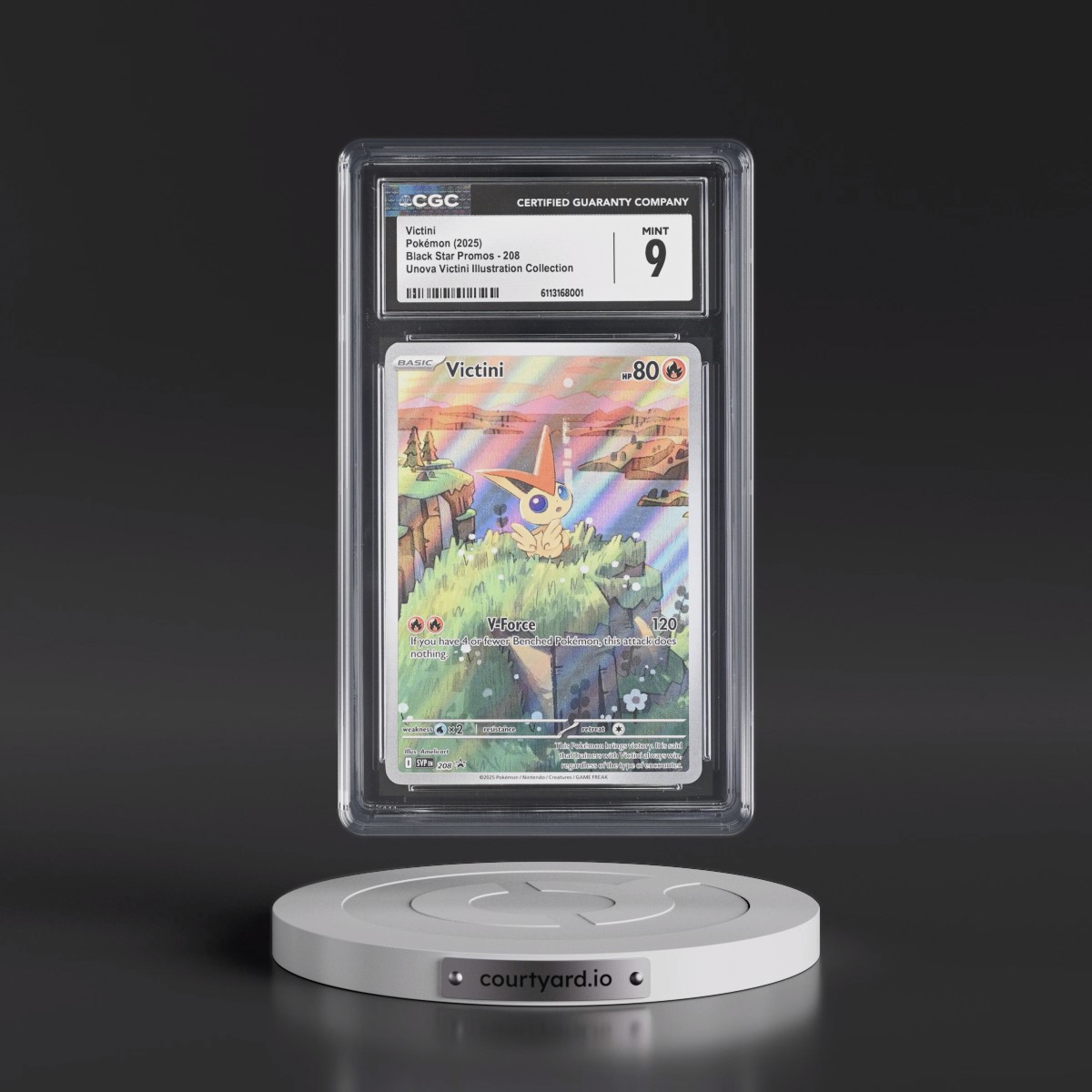 2023 Black Star Promos - Scarlet & Violet SVP EN #208 Victini - Unova Victini Illustration Collection (Holo) (CGC 9 MINT)