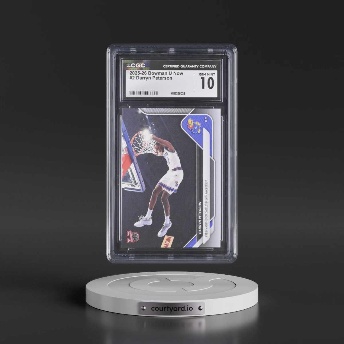 2025 Bowman U Now #2 Darryn Peterson (CGC 10 GEM MINT)