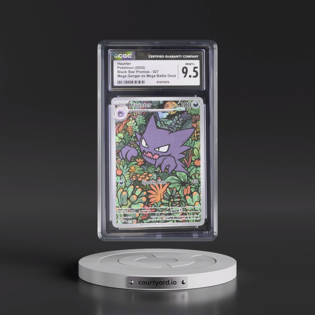 2025 Black Star Promos - Mega Evolution MEP EN #027 Haunter - Mega Gengar ex Mega Battle Deck (Holo) (CGC 9.5 MINT+)