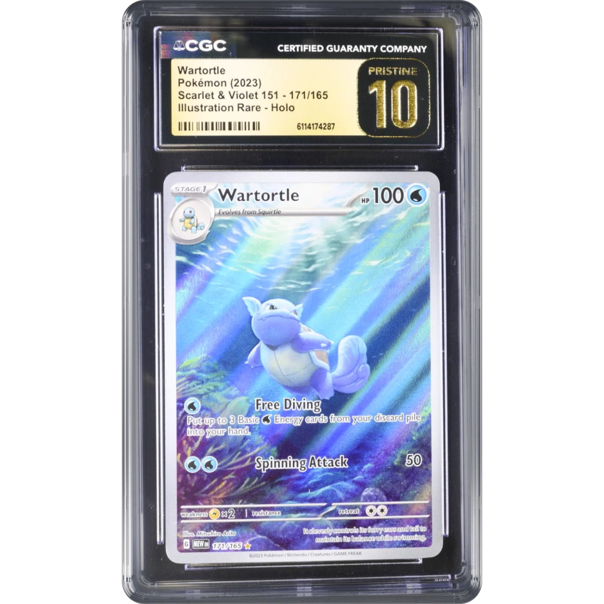 Wartortle card artwork