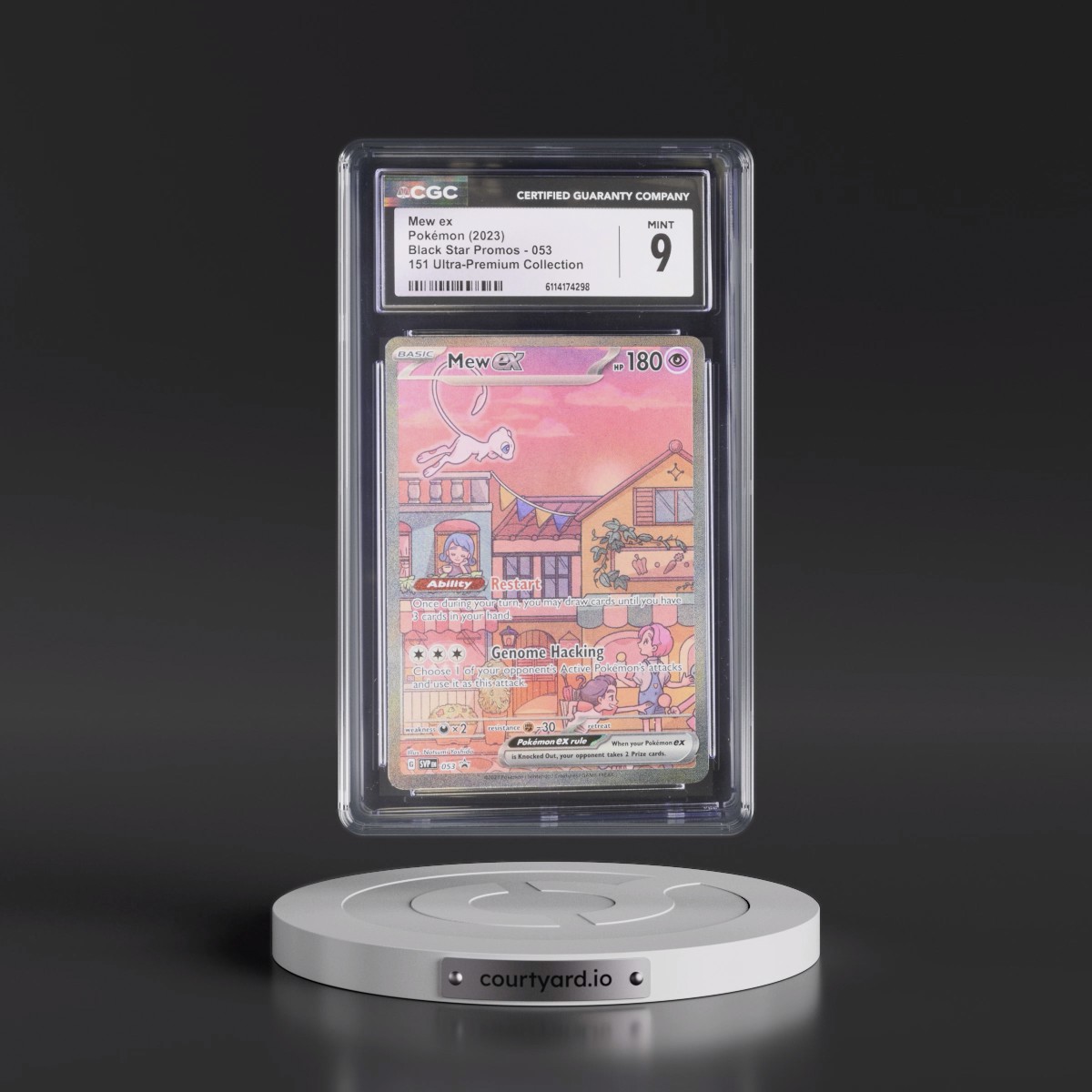 2023 Black Star Promos - Scarlet & Violet SVPEN #053 Mew ex - 151 Ultra-Premium Collection (Holo) (CGC 9 MINT)