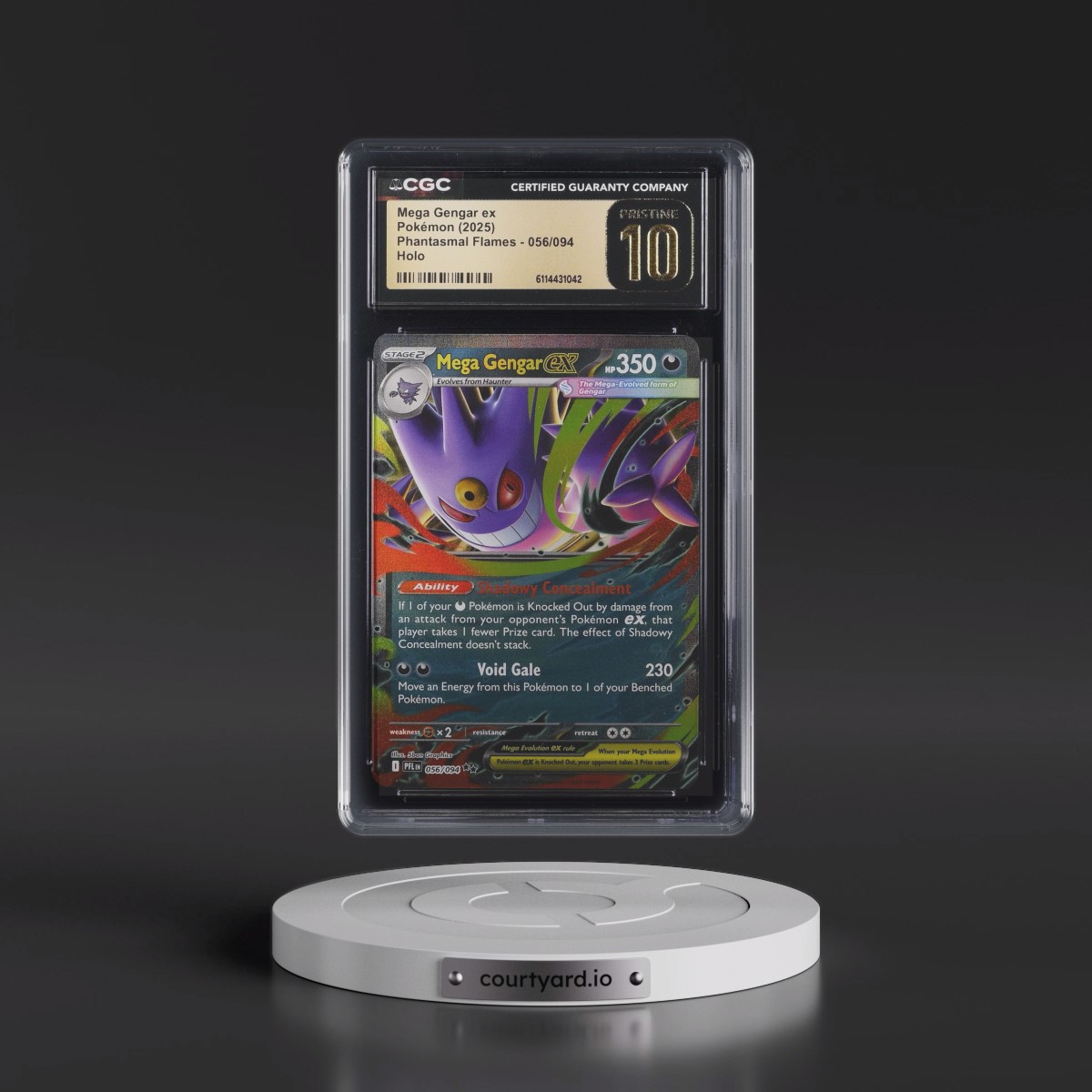 2025 Phantasmal Flames - PFL EN #056/094 Mega Gengar ex - Holo (CGC 10 PRISTINE)