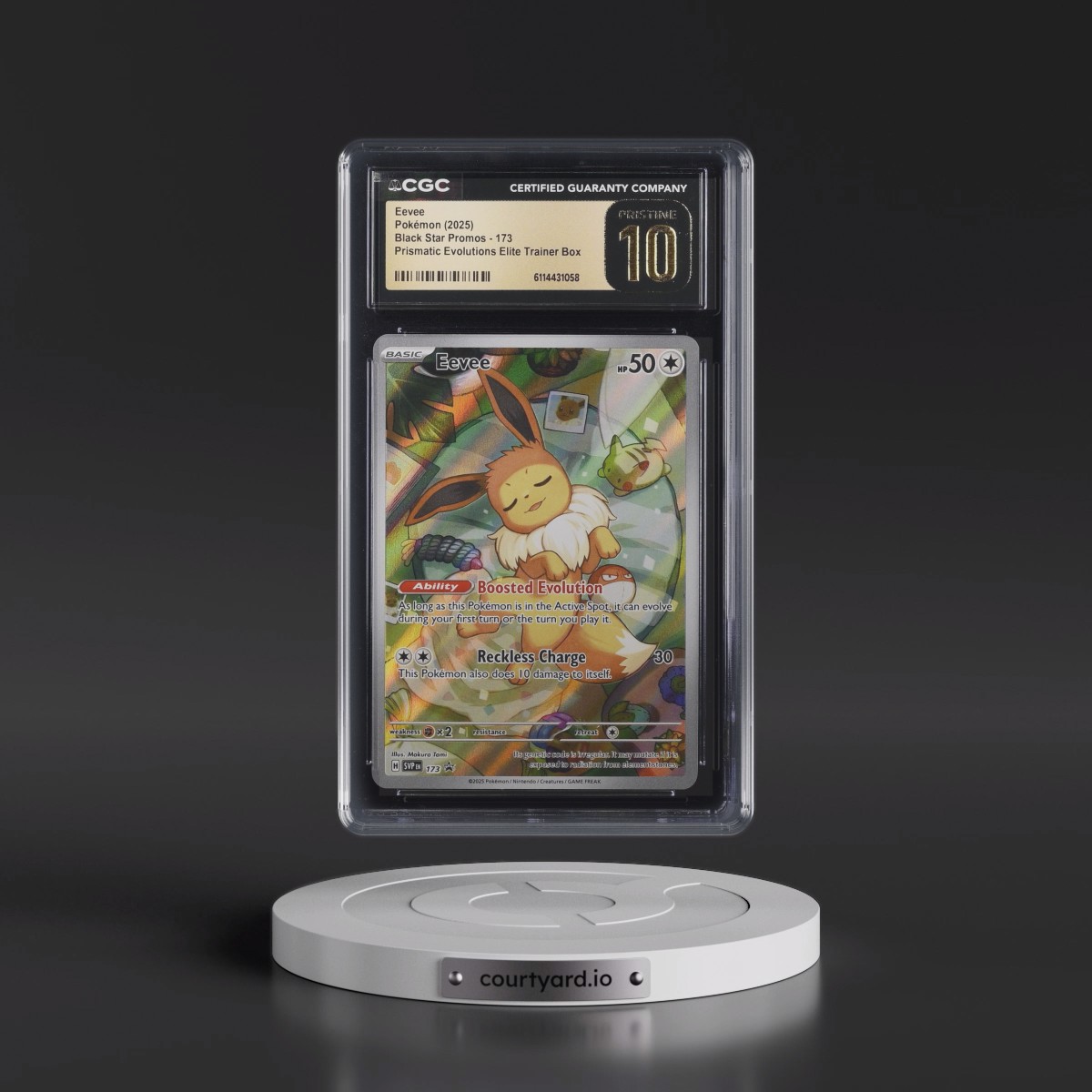 2023 Black Star Promos - Scarlet & Violet SVP EN #173 Eevee - Prismatic Evolutions Elite Trainer Box (Holo) (CGC 10 PRISTINE)