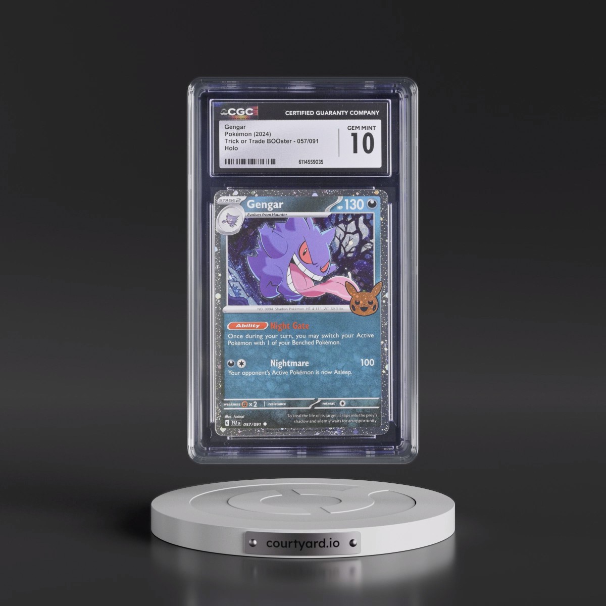 2024 Pokémon Trick or Trade #057 Gengar (CGC 10 GEM MINT)