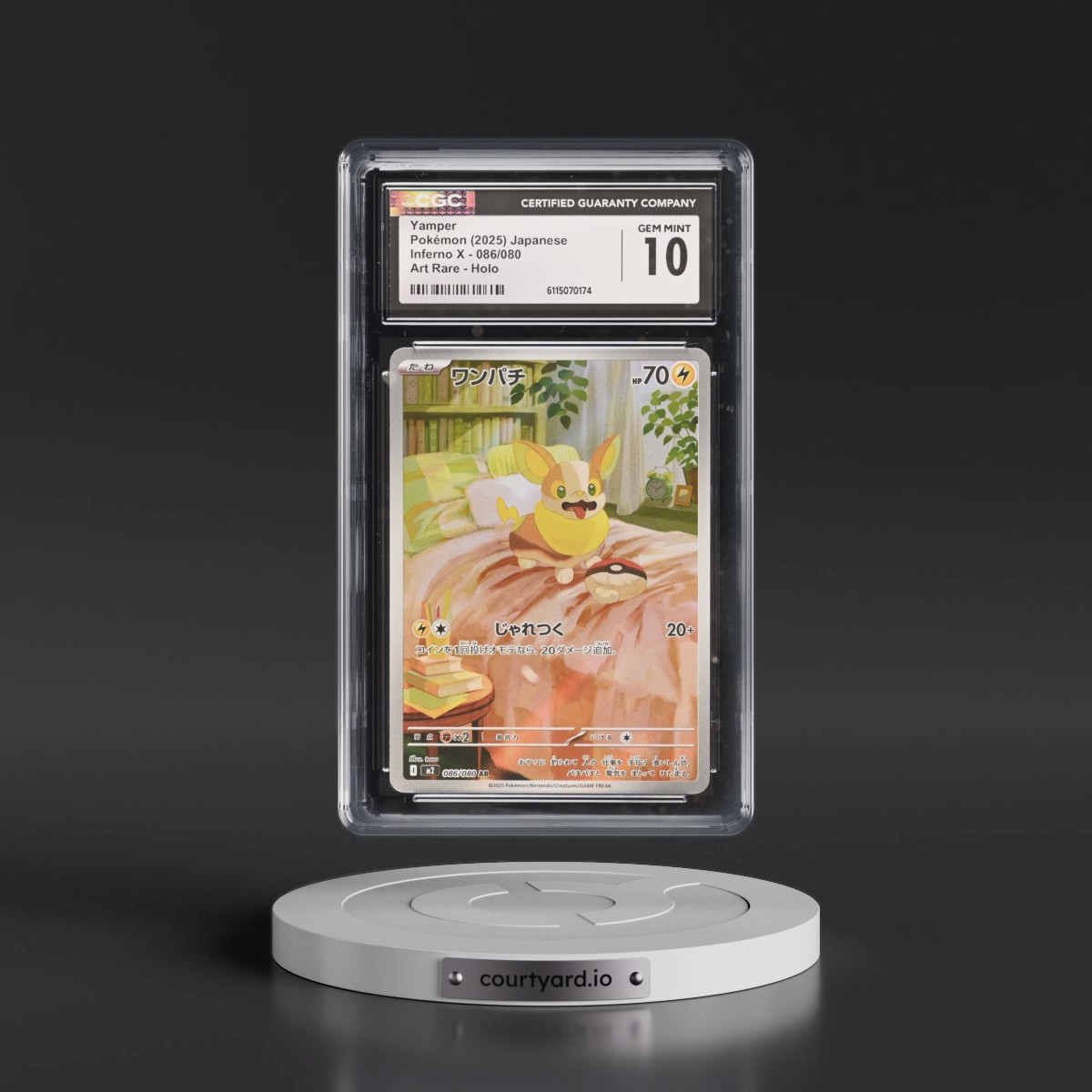 2025 Inferno X - M2 #086/080 Yamper - Art Rare Holo (CGC 10 GEM MINT)