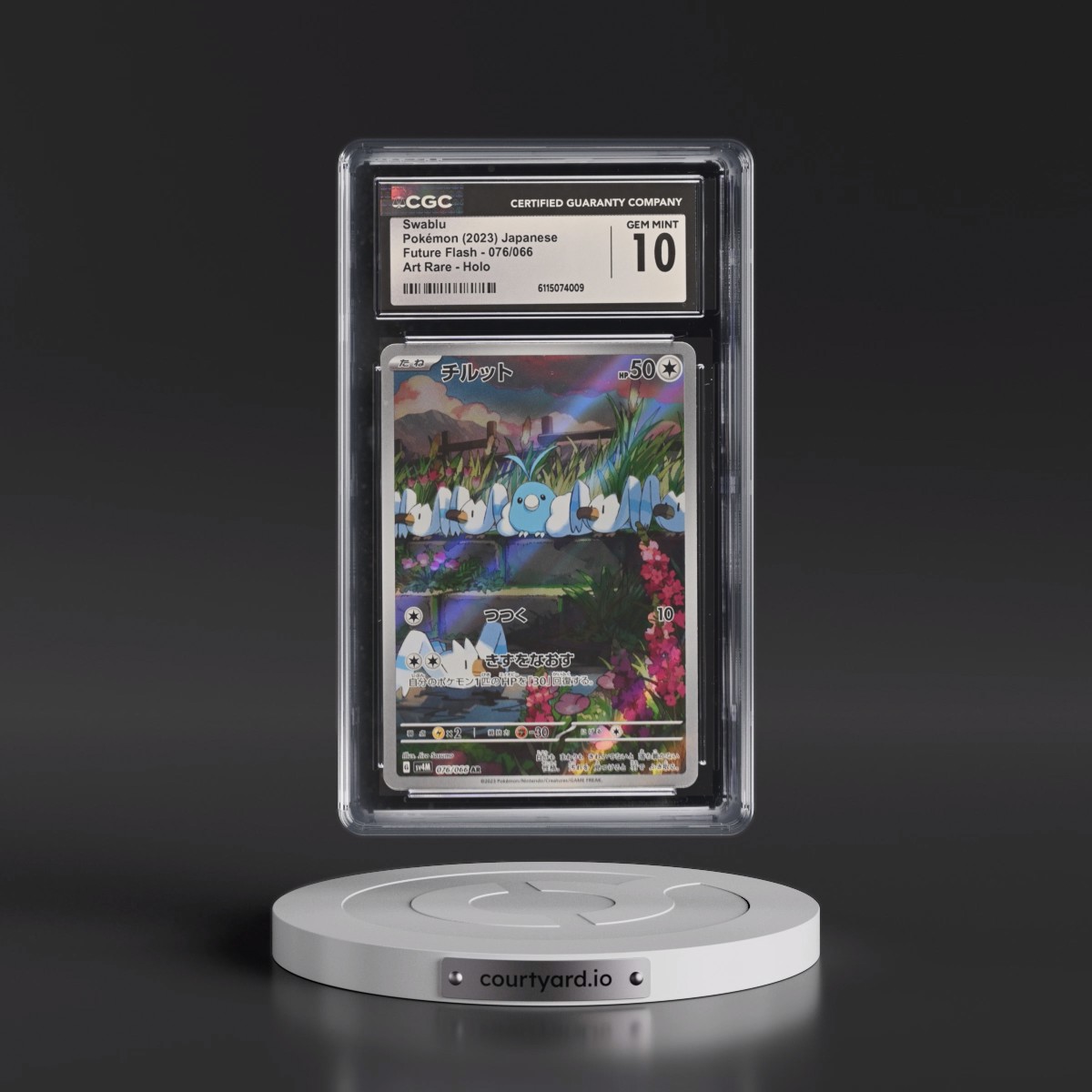 2023 Future Flash #076/066 Swablu - Art Rare Holo (CGC 10 GEM MINT)