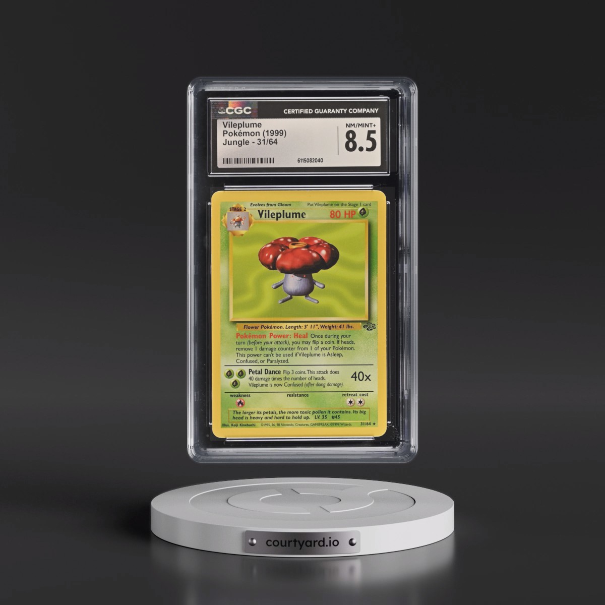 1999 Jungle #31/64 Vileplume (CGC 8.5 NM-MT+)