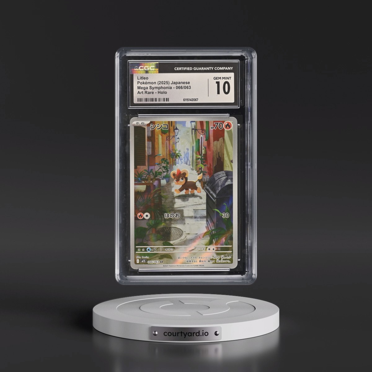 2025 Mega Symphonia - M1S #066/063 Litleo - Art Rare Holo (CGC 10 GEM MINT)