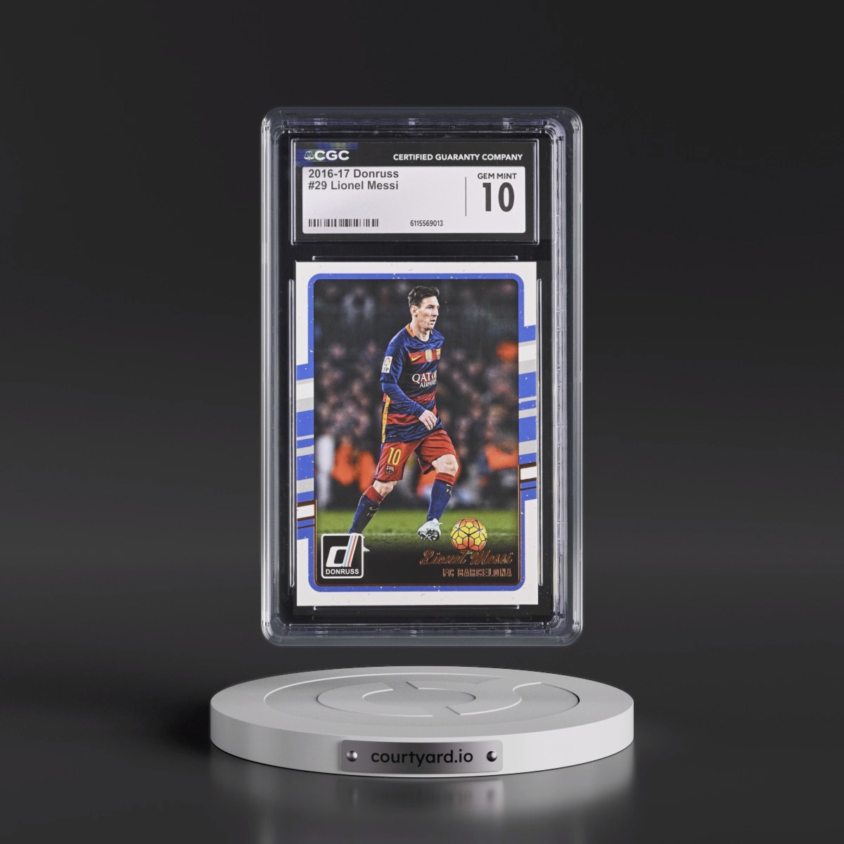 2016 Panini Donruss #29 Lionel Messi (CGC 10 GEM MINT)
