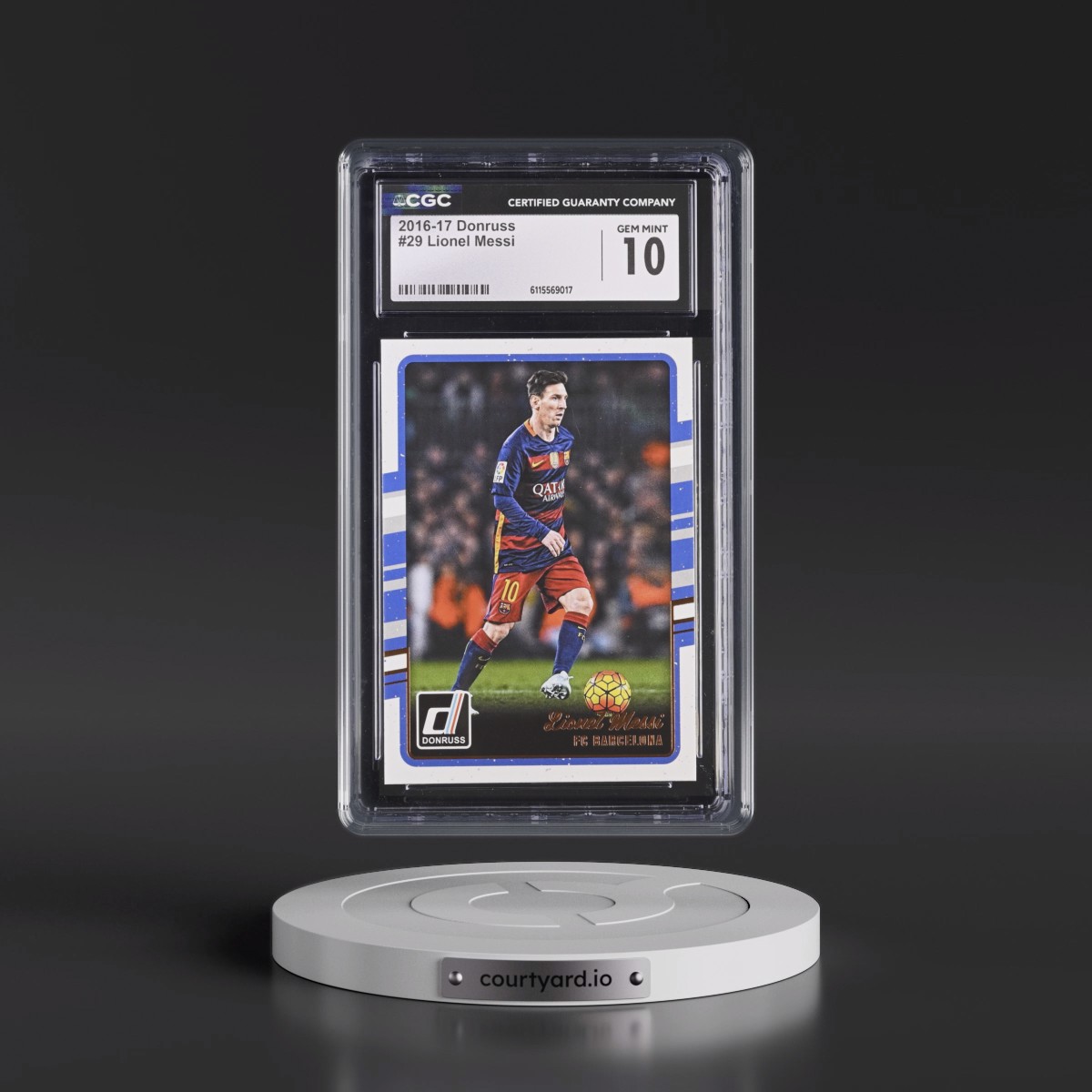 2016 Panini Donruss #29 Lionel Messi (CGC 10 GEM MINT)