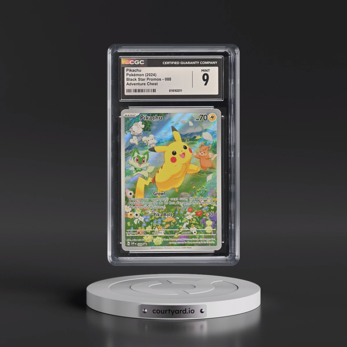 2023 Black Star Promos - Scarlet & Violet SVP EN #088 Pikachu - Adventure Chest (Holo) (CGC 9 MINT)
