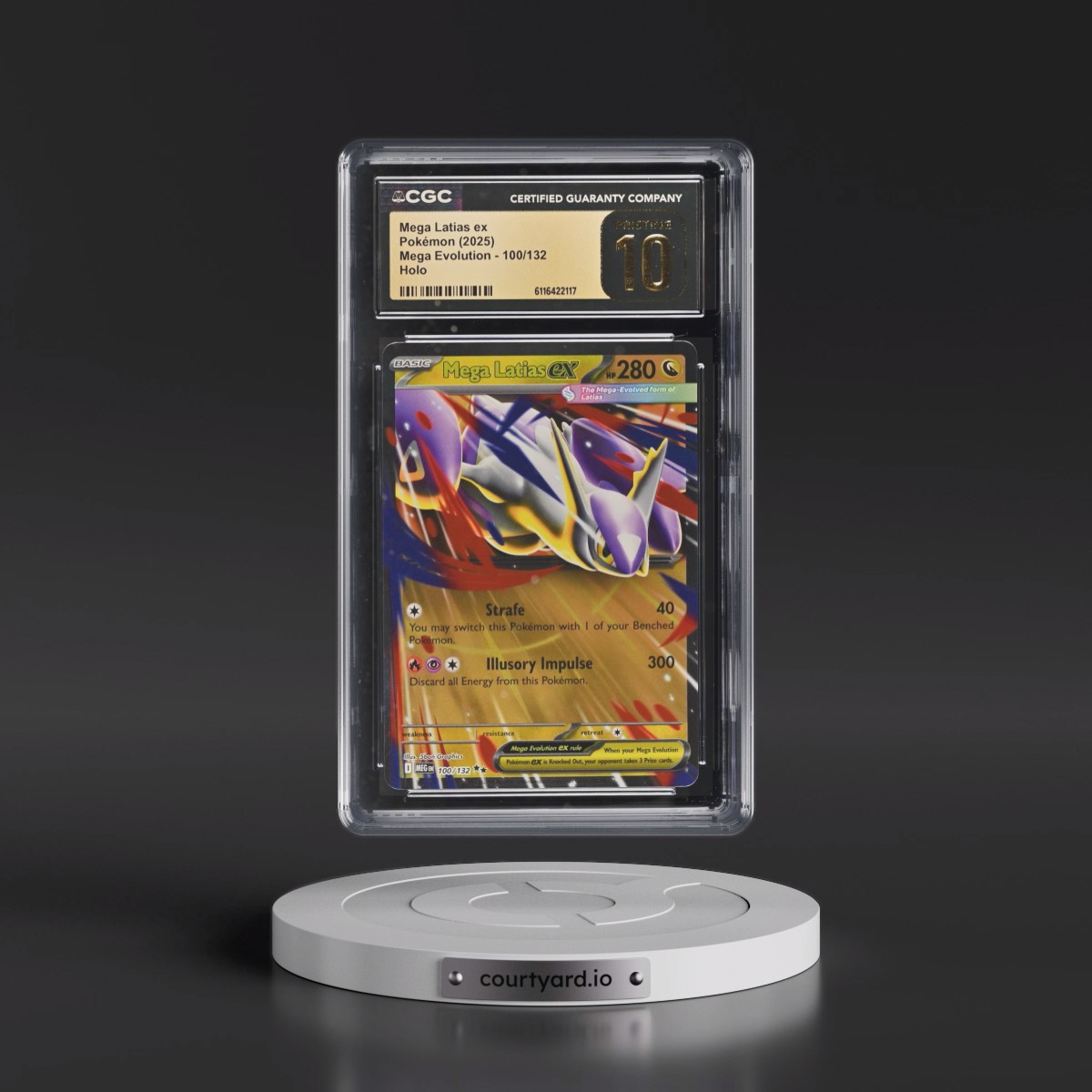 2025 Mega Evolution - MEG EN #100/132 Mega Latias ex - Holo (CGC 10 PRISTINE)