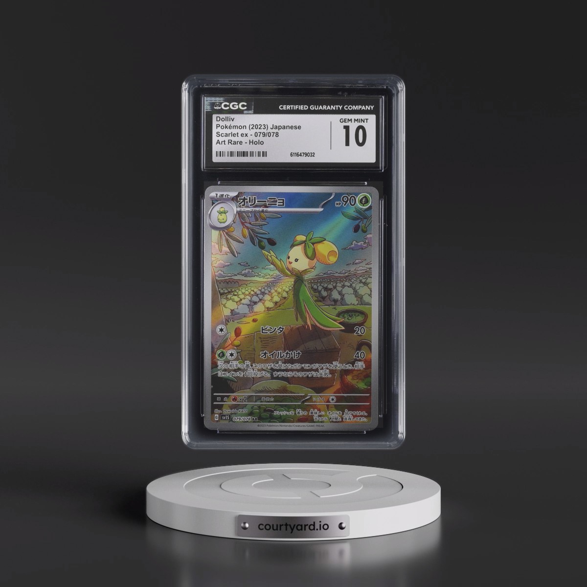 2023 Scarlet ex #079/078 Dolliv - Art Rare Holo (CGC 10 GEM MINT)