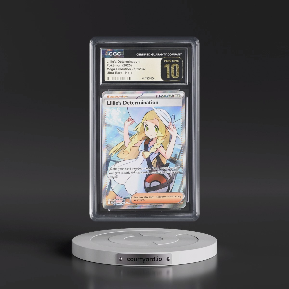 2025 Mega Evolution - MEG EN #169/132 Lillie's Determination - Ultra Rare Holo (CGC 10 PRISTINE)