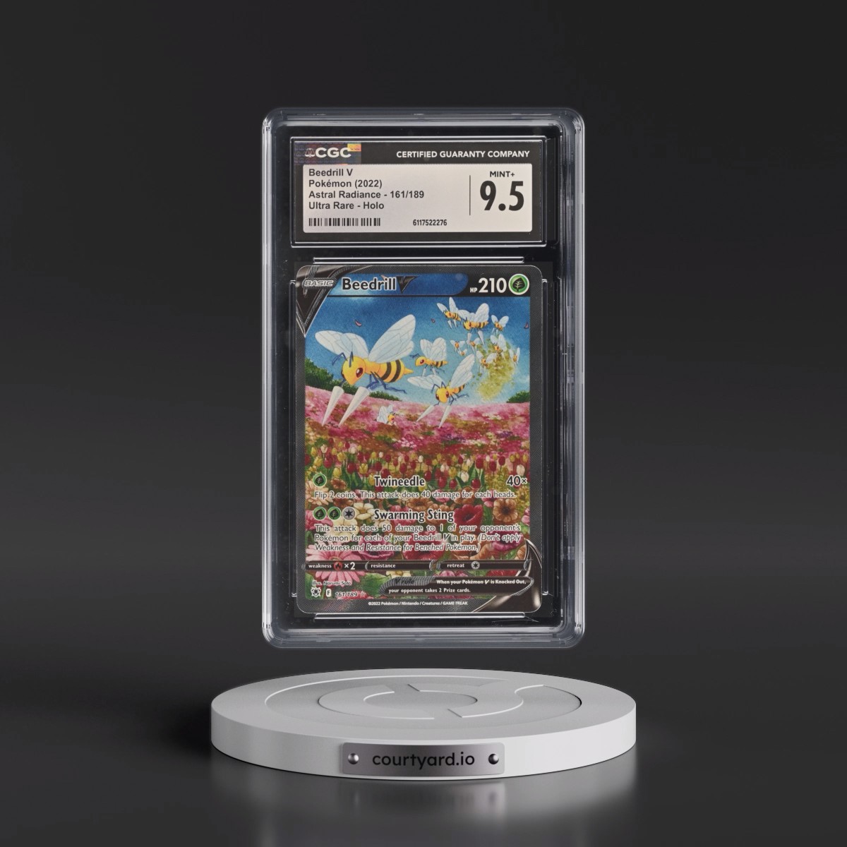 Astral Radiance #161/189 Beedrill V - Ultra Rare Holo (CGC 9.5 MINT+)