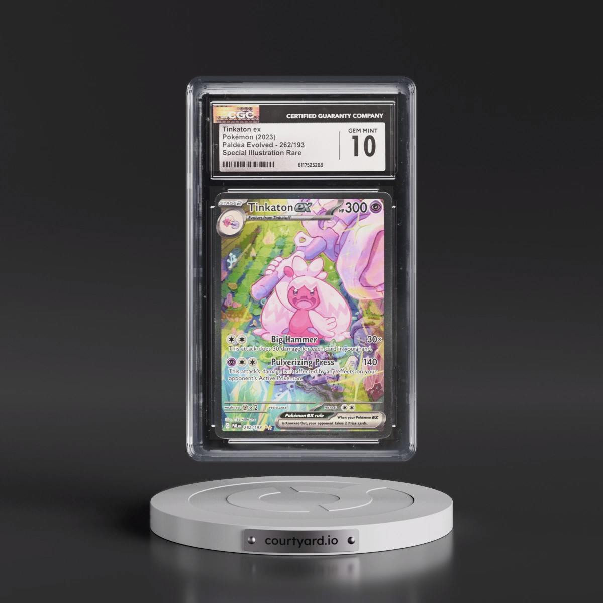 2023 Paldea Evolved - PAL EN Tinkaton ex - Special Illustration Rare (Holo) #262/193 CGC 10