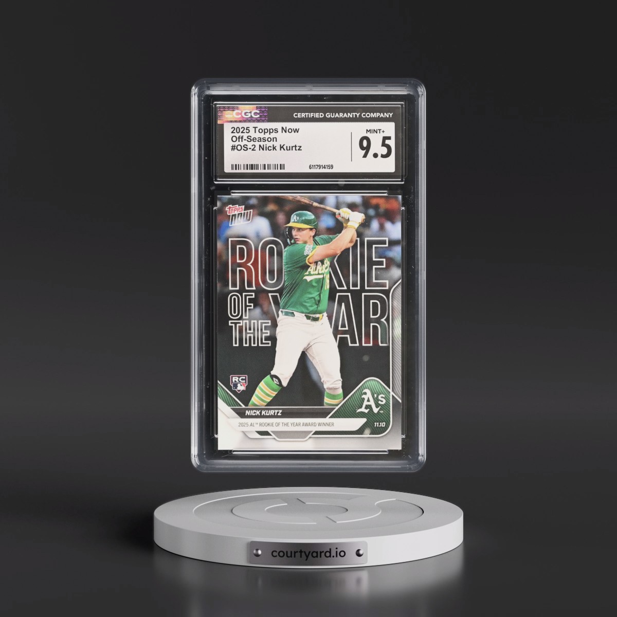 2025 Topps Now Offseason #OS-2 Nick Kurtz (CGC 9.5 MINT+)