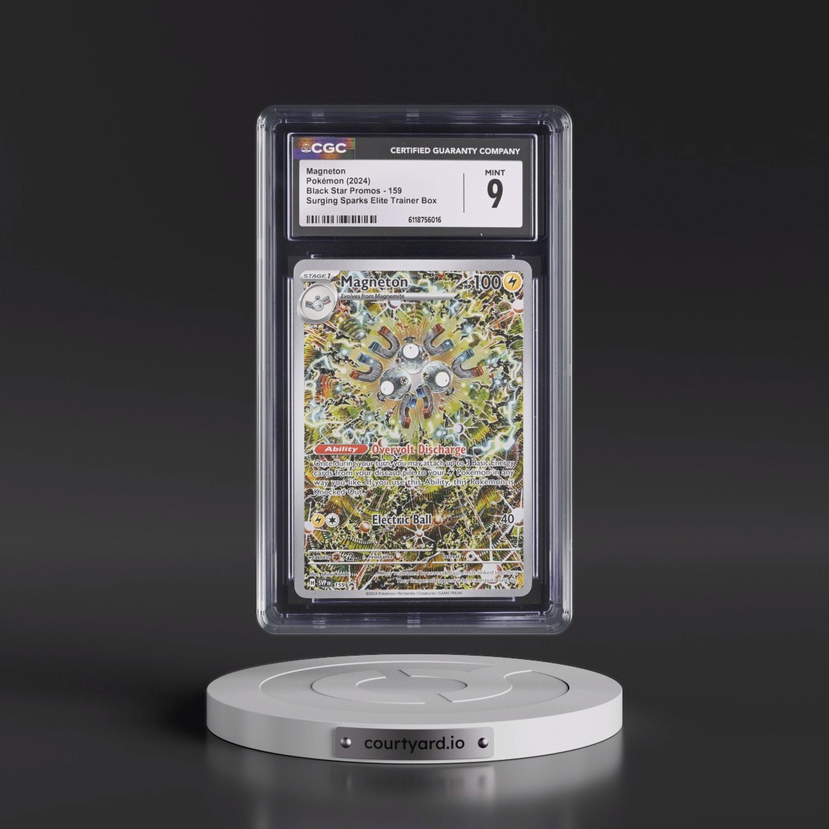 2023 Black Star Promos - Scarlet & Violet SVP EN Magneton - Surging Sparks Elite Trainer Box (Holo) #159 CGC 9